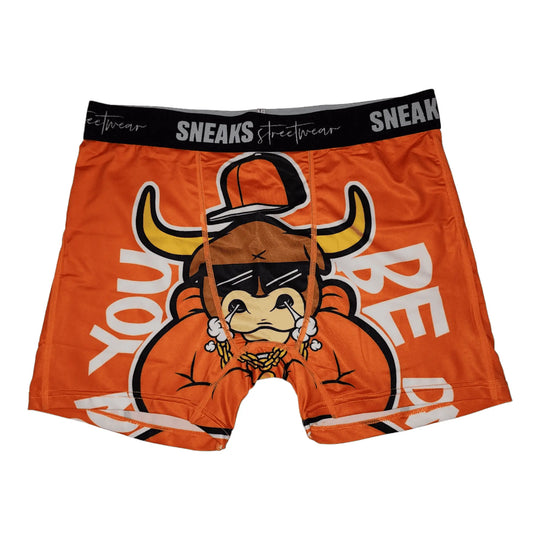 Sneaks Graffiti Mens Underwear (Orange) The Sneaks Streetwear Brand