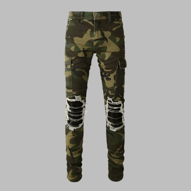 Sneaks Camo Cargo Jeans The Sneaks Streetwear Brand