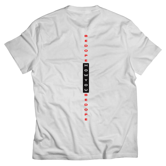 Sneaks Peace Be Dope Tee (White/Black-Red)