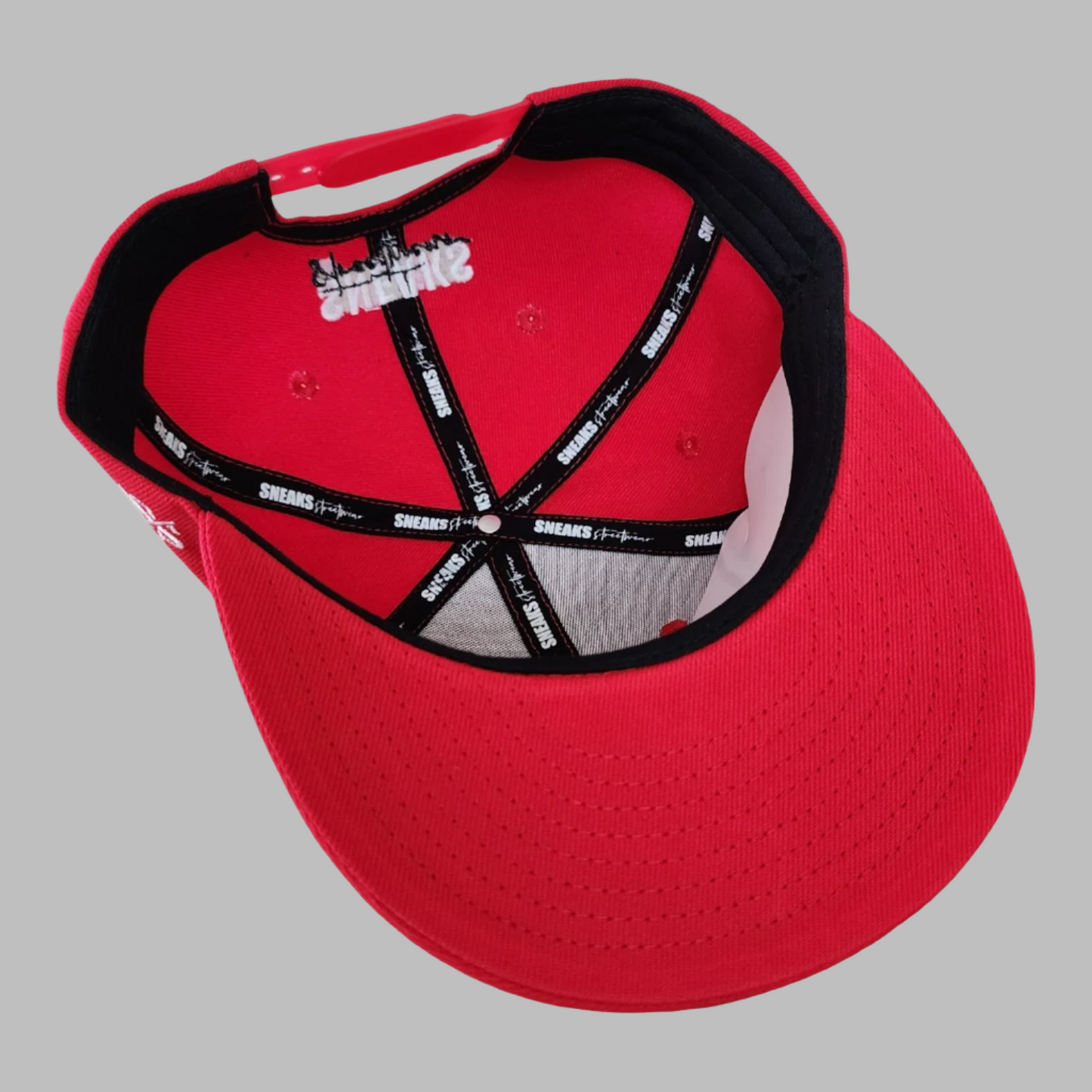 Sneaks Streetwear Classic Red Snapback Hat - Sneaks Streetwear