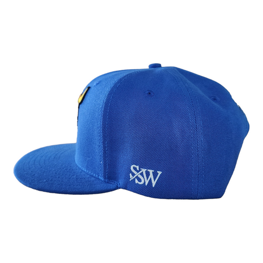 Sneaks Streetwear Classic Royal Blue Snapback Hat