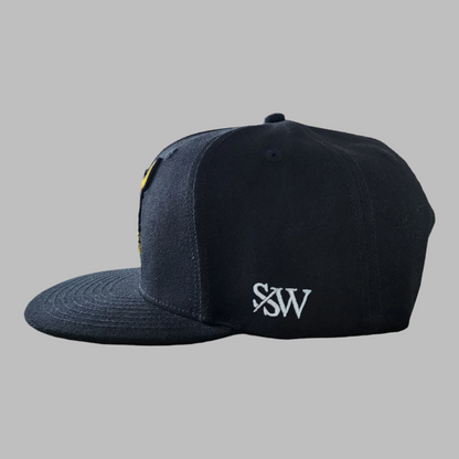 Sneaks Streetwear Classic Black Snapback Hat - Sneaks Streetwear