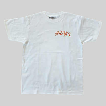 Sneaks Streetwear Island Vibes White Graphic T-shirt