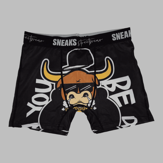 Sneaks Streetwear Graffiti Men's Underwear (Black)